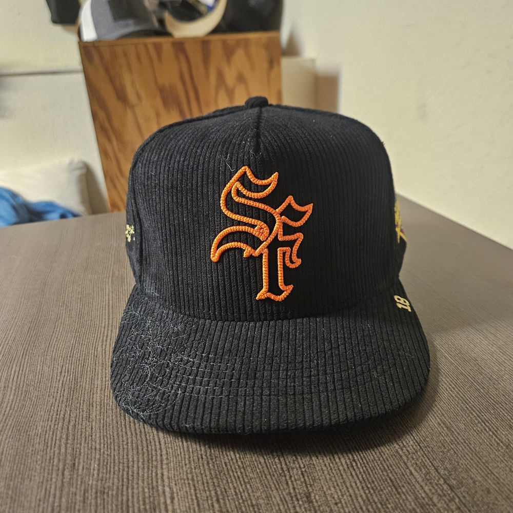 Dvniel Luu Black And Orange SF Hat